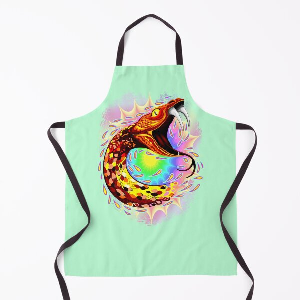 Item preview, Snake Attack Psychedelic Surreal Art designed and sold by BluedarkArt.