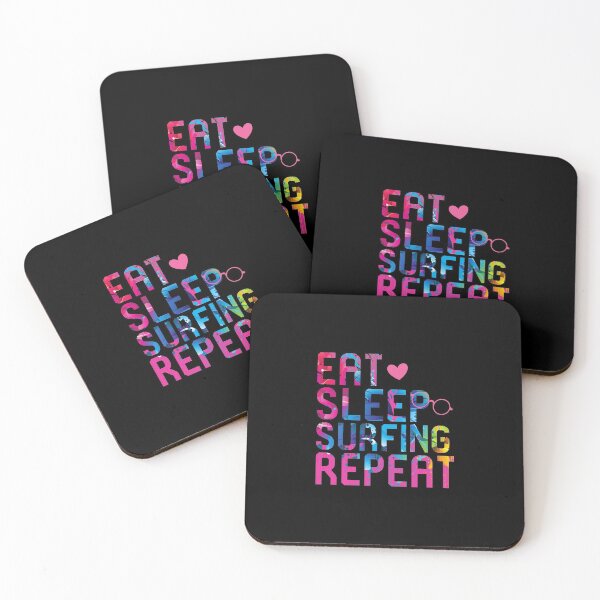 Item preview, Eat Sleep Surfing Repeat Surfer Fans designed and sold by at85productions.