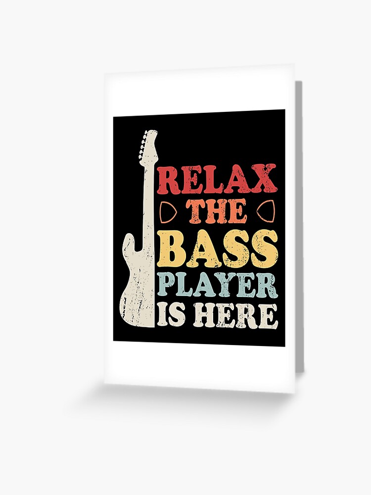 Relax The Bass Players Here Adult Hoodie Relax The Bass Players Here Adult Hoodie
