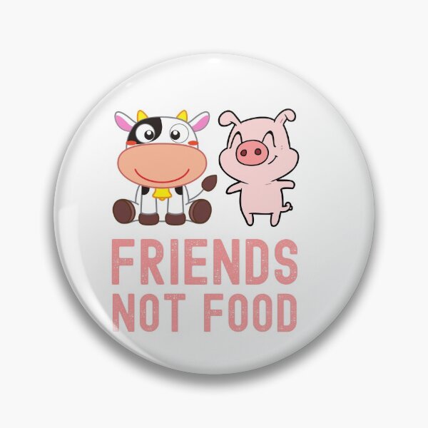 Item preview, Friends not food vegan  designed and sold by PlantDemia.