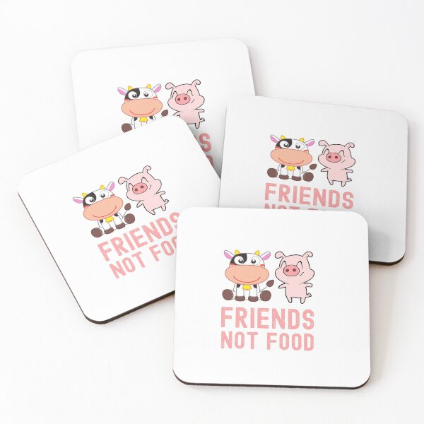 Item preview, Friends not food vegan  designed and sold by PlantDemia.
