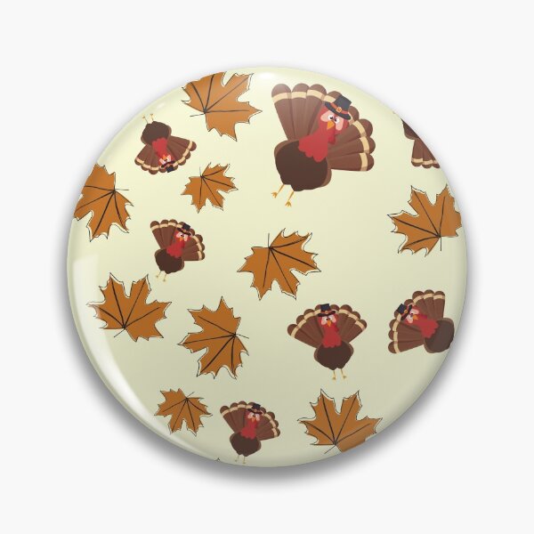Item preview, Thanksgiving Turkey Pattern designed and sold by vibrantyy.