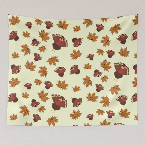 Item preview, Thanksgiving Turkey Pattern designed and sold by vibrantyy.