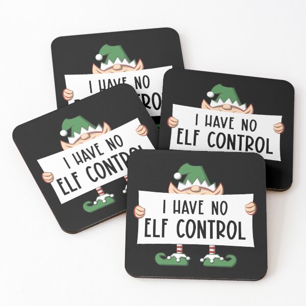 Item preview, I Have No Elf Control during the Christmas holiday season designed and sold by bonmotto.