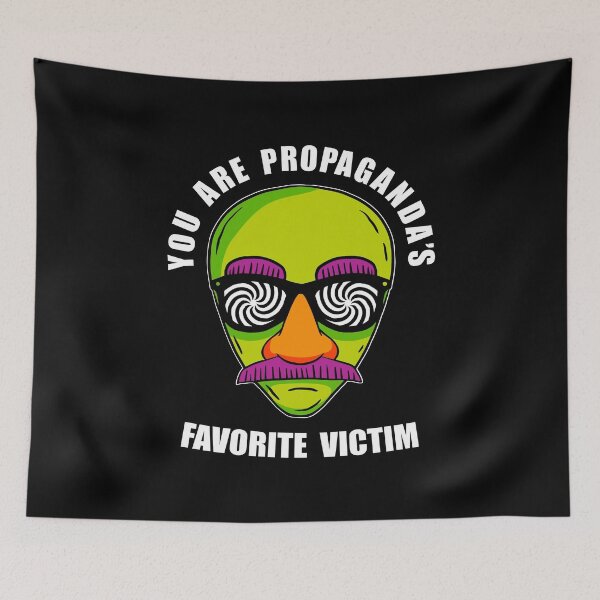 Item preview, Propaganda's Favorite Victim – Hypnotized Consumerism Sheeple Mass Media designed and sold by The Green Corner.