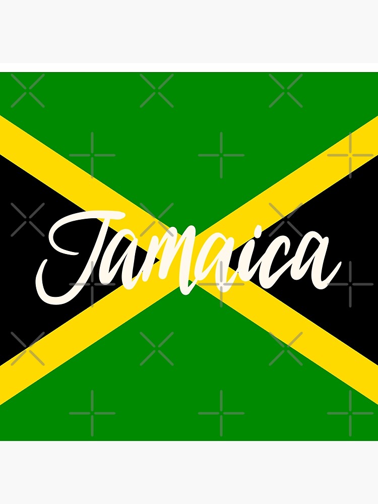  Custom Jamaica Flag Black Yellow Baseball Jersey Shirt