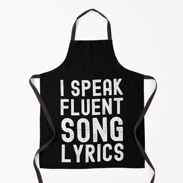 Item preview, I Speak Fluent Song Lyrics designed and sold by m95sim.