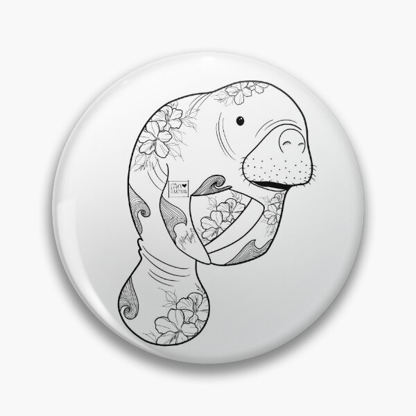 Item preview, Modern manatee designed and sold by fanilustra.