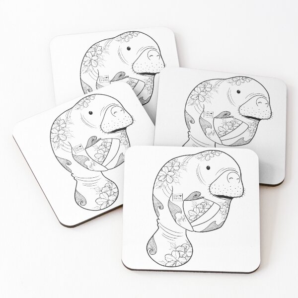 Item preview, Modern manatee designed and sold by fanilustra.