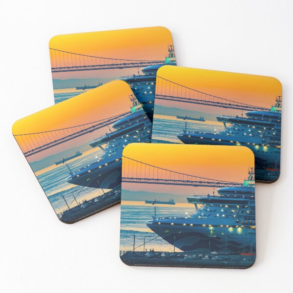 Item preview, Oakland Bay Bridge and Grand Princess Cruise Ship designed and sold by debbieannpowell.