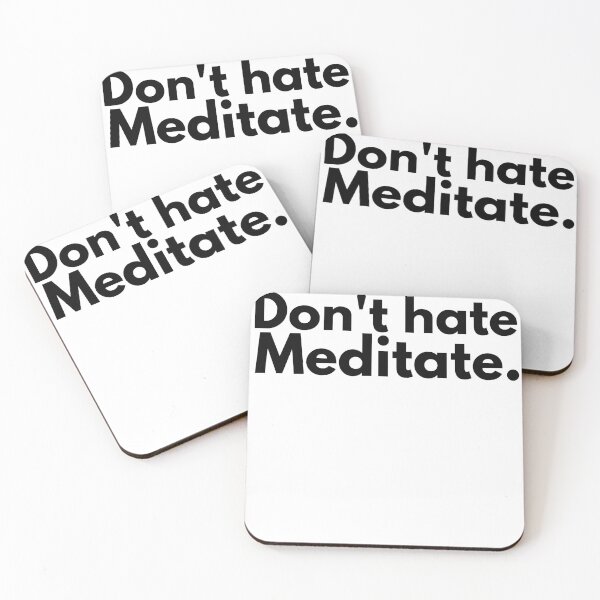 Item preview, Don't hate meditate - Don't hate meditate chanting for yoga designed and sold by PurpleAcademy.