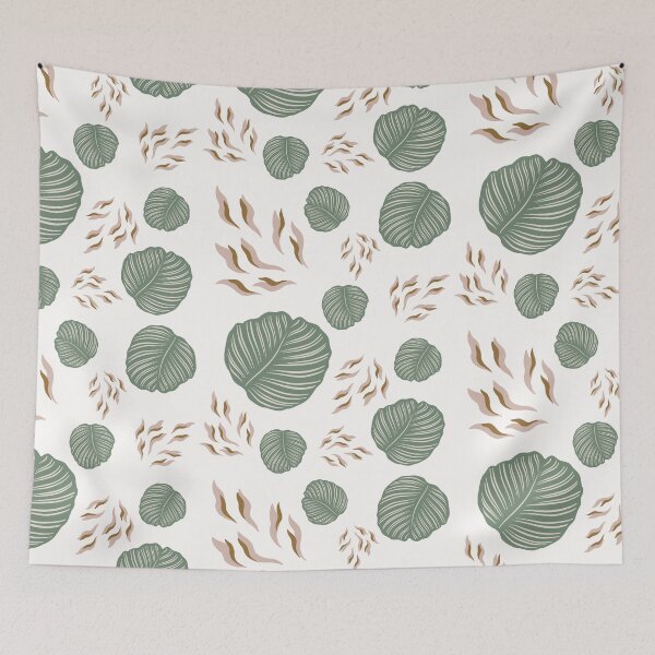 Item preview, Calathea Orbifolia Pattern designed and sold by vibrantyy.