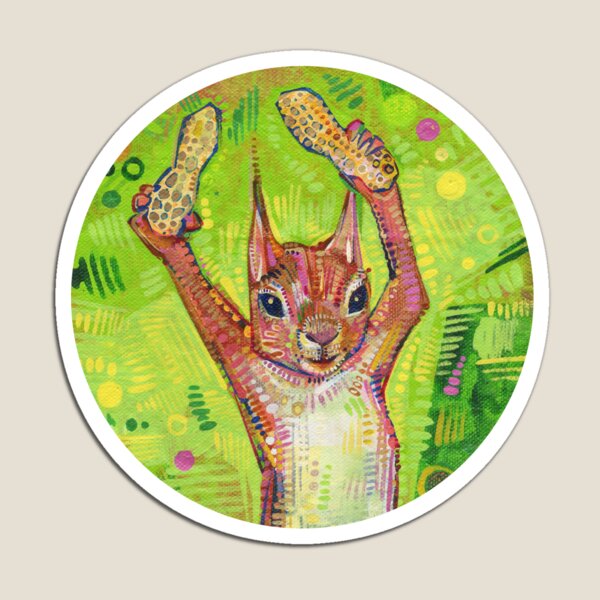 Nuts Painting - 2014 Magnet