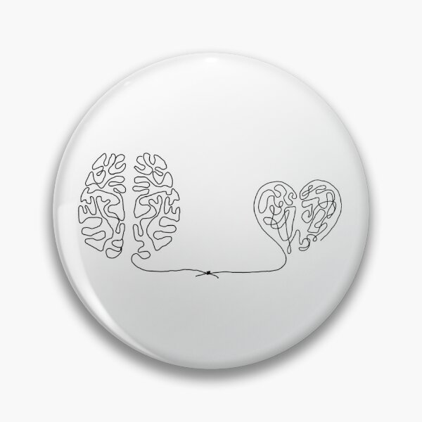 Item preview, brain and heart connected designed and sold by Saigegardner.