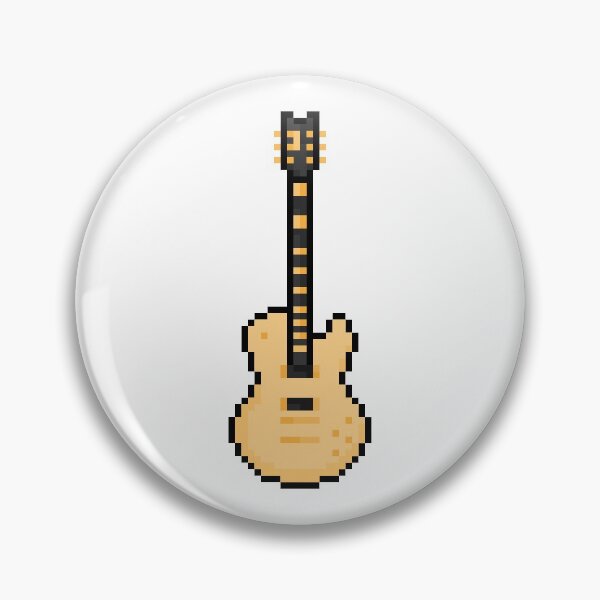Item preview, Ace Motor Les Pixel Style Guitar (Upright) designed and sold by gkillerb.