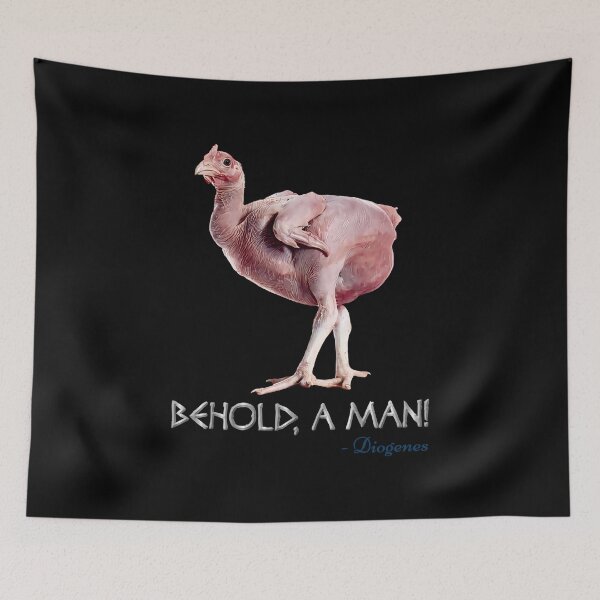 Item preview, Behold, a man! (on black) designed and sold by DotorEaon.