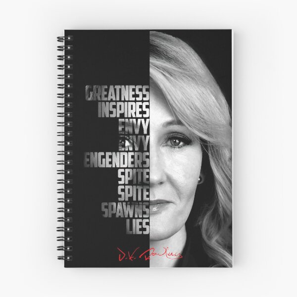 Item preview, Black and white J.K. Rowling quote poster designed and sold by Enea Kelo.