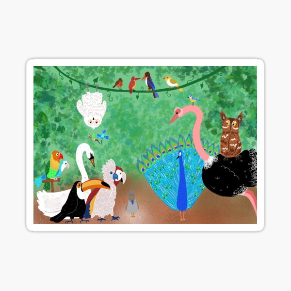 A Bird Bonanza Sticker