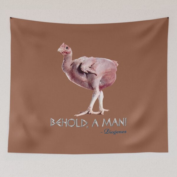 Item preview, Behold, a man! (on brown) designed and sold by DotorEaon.