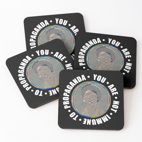 Item preview, You Are Not Immune To Propaganda – Mass Media Spiral Optical Illusion designed and sold by The Green Corner.
