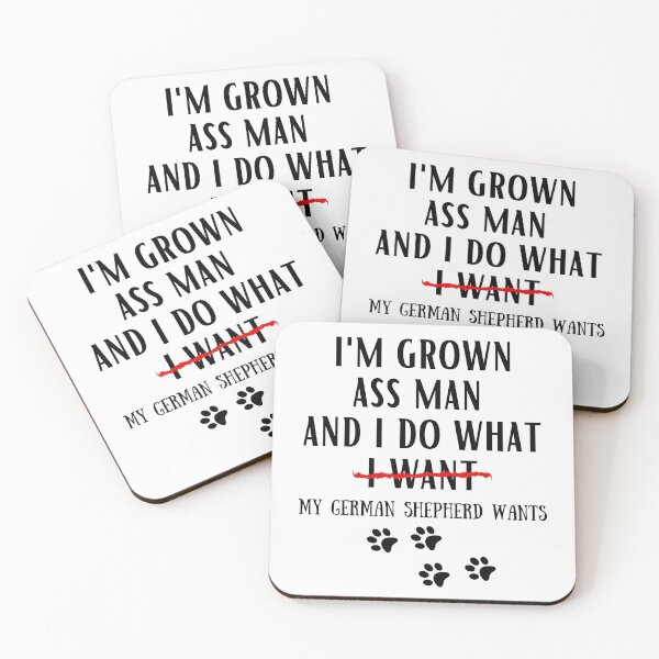 Item preview, german shepherd funny quote cartoon german shepherd designed and sold by OneTimeEngineer.