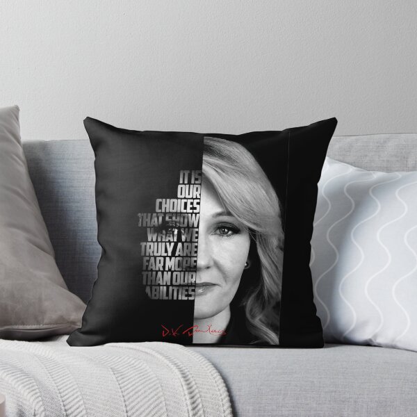 Item preview, Black and white J.K. Rowling quote poster designed and sold by Enea Kelo.