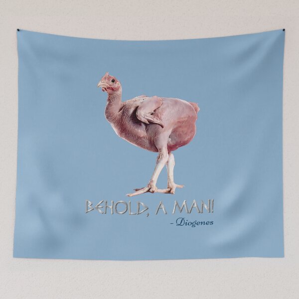 Item preview, Behold, a man! (on light blue) designed and sold by DotorEaon.