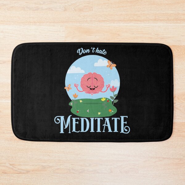Item preview, Don't Hate Meditate, Chanting Yoga Don't Hate Meditate, Funny Idea Gift for Yoga Lover designed and sold by JUSTBEELEGANT.