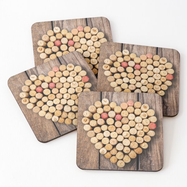 Item preview, Wine corks heart designed and sold by wineandwords.