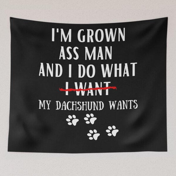 Item preview, dachshund funny quote cartoon dachshund designed and sold by OneTimeEngineer.