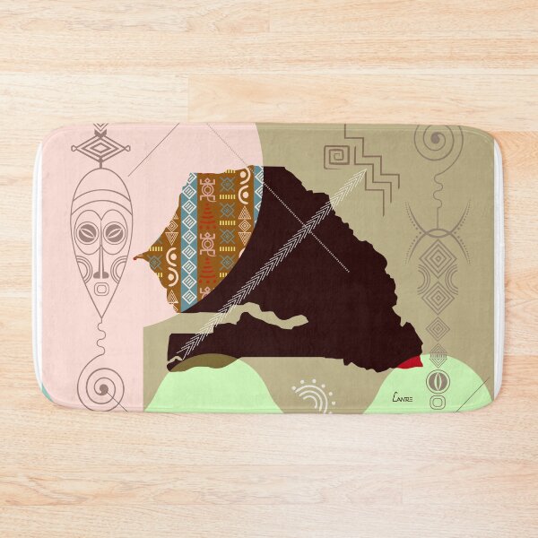 Item preview, Senegal Stylized designed and sold by lanrestudio.