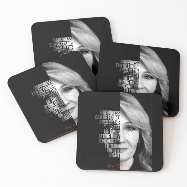 Item preview, Black and white J.K. Rowling quote poster designed and sold by Enea Kelo.