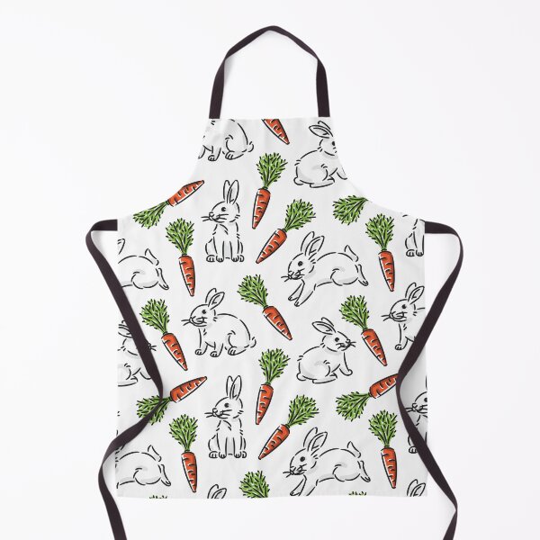 Item preview, Rabbits and carrots pattern designed and sold by AleksOrel.