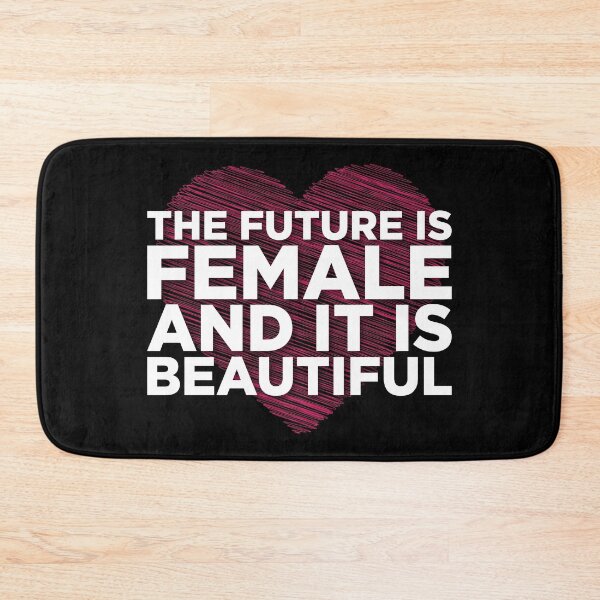 Item preview, The Future is Female and it is Beautiful (Scribbled heart effect)  designed and sold by HeraAndKosmos.