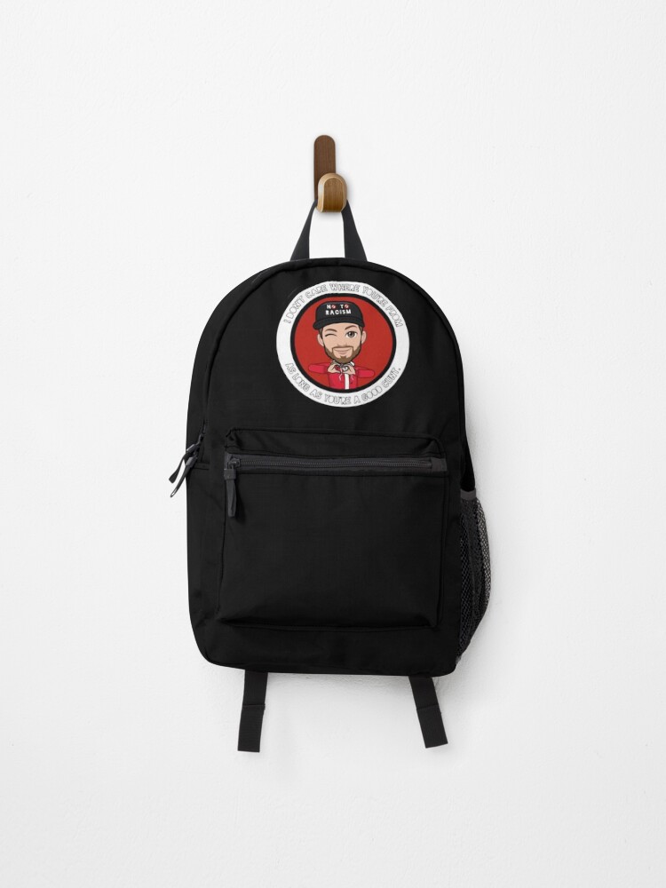Thumbnail 1 of 3, Backpack, NO TO RACISM! designed and sold by Neil-Cooper.