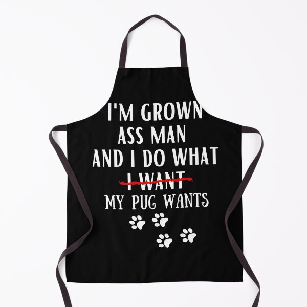 Item preview, Pug funny quote cartoon pug designed and sold by OneTimeEngineer.