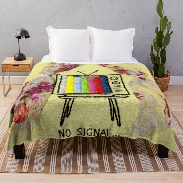 Item preview, No Signal Vintage TV Embroidery designed and sold by ashleygilland.
