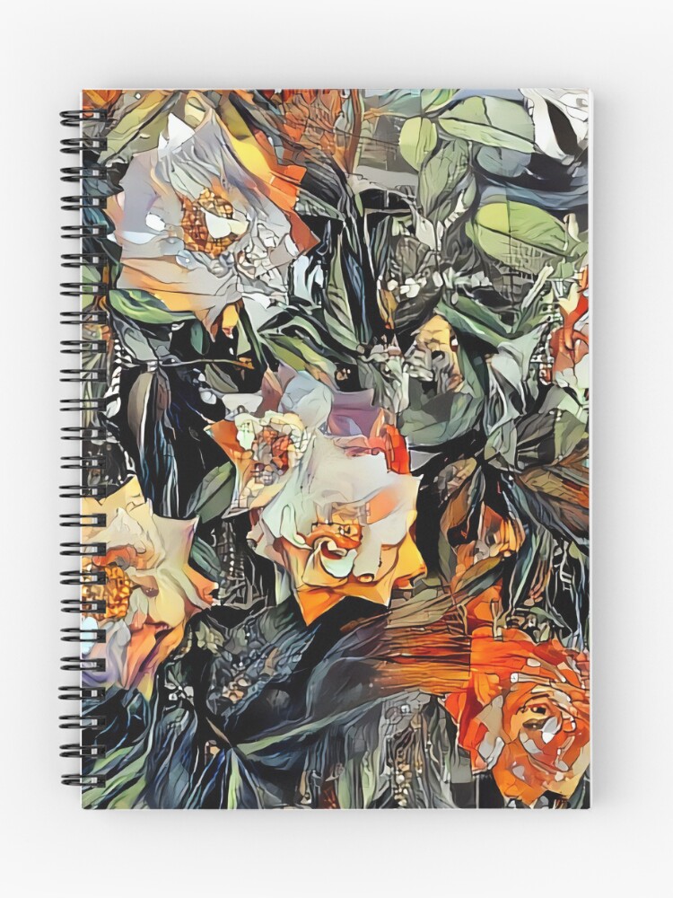 Thumbnail 1 of 3, Journal, Psychedelic Autumn Roses designed and sold by BrendanARing.