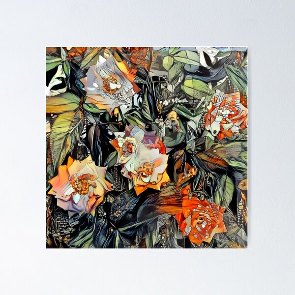 Item preview, Psychedelic Autumn Roses designed and sold by Brendan Arthur Ring.