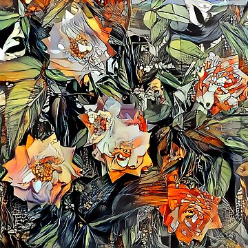 Artwork thumbnail, Psychedelic Autumn Roses by Brendan Arthur Ring