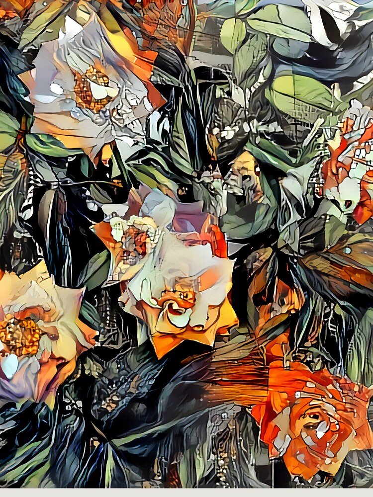 Thumbnail 6 of 6, Premium Oversized Sweatshirt, Psychedelic Autumn Roses designed and sold by BrendanARing.