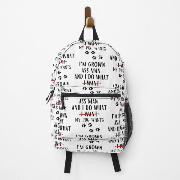 Item preview, Pug funny quote cartoon pug designed and sold by OneTimeEngineer.