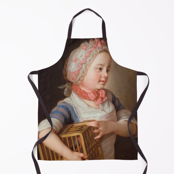 Item preview, Girl with Bullfinch in a Cage designed and sold by brushandframes.