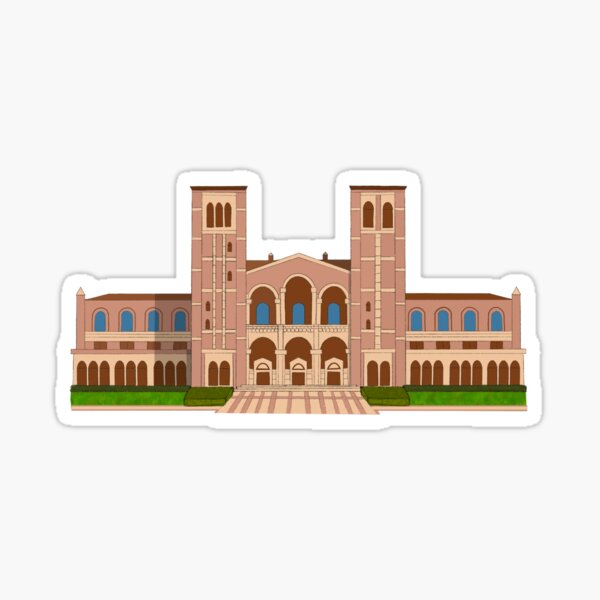 UCLA Royce Hall Decal Sticker
