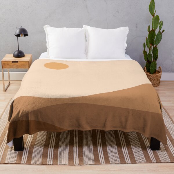 Item preview, Minimalist Landscape Bohemian warm neutral tones designed and sold by trajeado14.