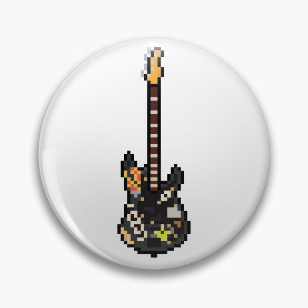 Item preview, Addiction Black Precision Pixel Style Bass Guitar (Upright) designed and sold by gkillerb.