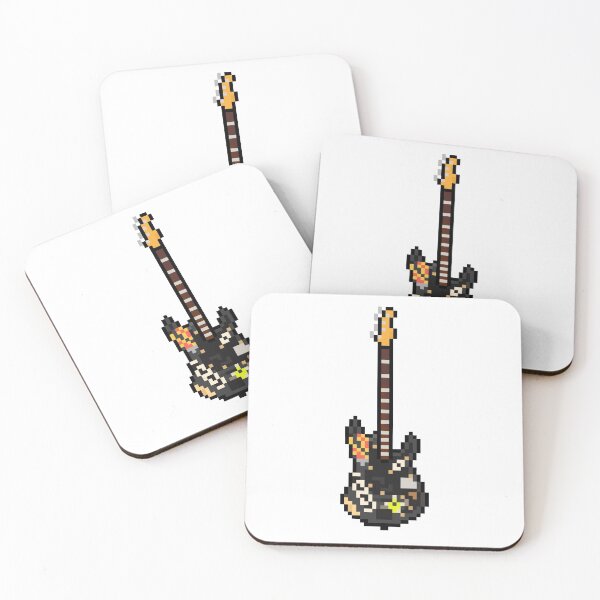Item preview, Addiction Black Precision Pixel Style Bass Guitar (Upright) designed and sold by gkillerb.
