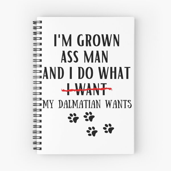 Item preview, dalmatian funny quote cartoon dalmatian designed and sold by OneTimeEngineer.