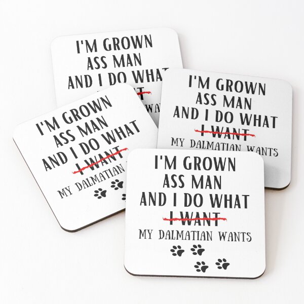 Item preview, dalmatian funny quote cartoon dalmatian designed and sold by OneTimeEngineer.
