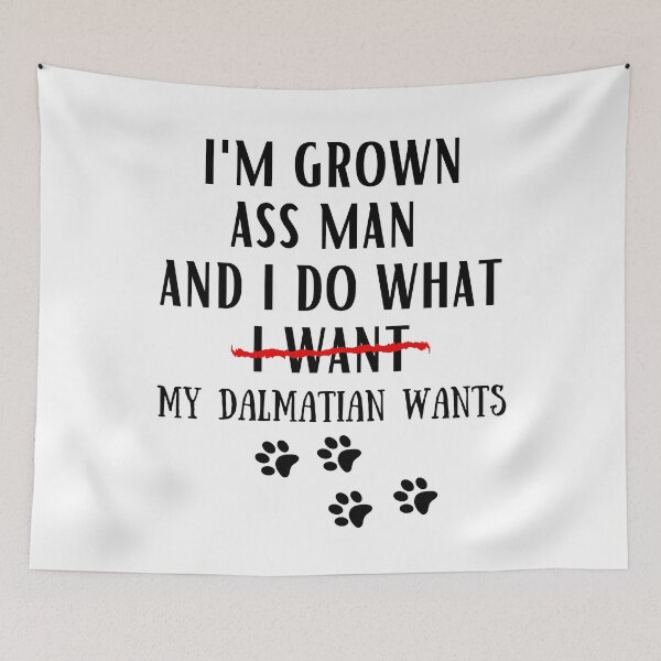 Item preview, dalmatian funny quote cartoon dalmatian designed and sold by OneTimeEngineer.